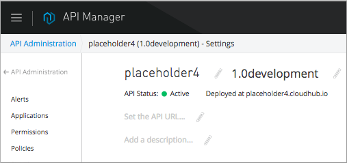 API version page with Permissions tab and user search interface