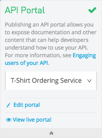 Dialog prompting to create a new portal or attach to an existing portal