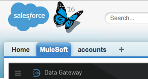 Data Gateway main screen