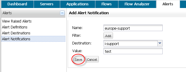 alerts notification snmp