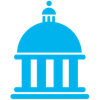 icon government blue 100px