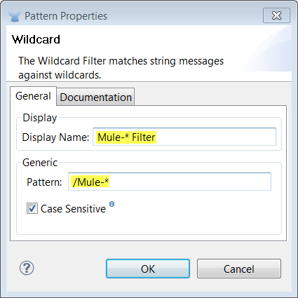 studioConfigureWildcardFilter