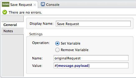 set+variable