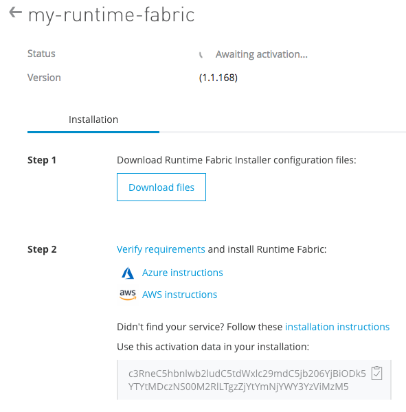 runtime fabric arm