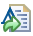 An icon showing a document with an arrow pointing right
